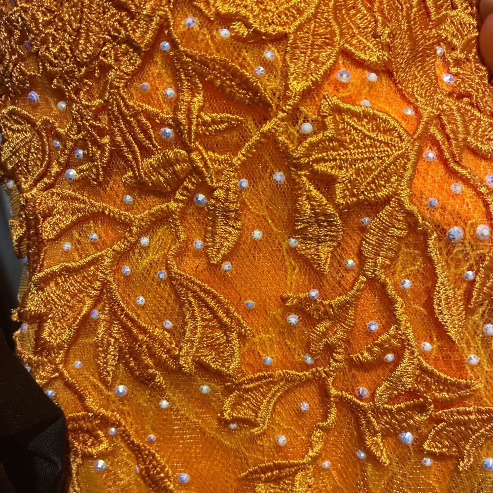 Orange Prom Dress - Picture 7 of 8